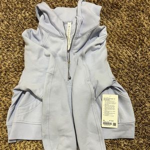 Pastel Blue Lululemon scuba hoodie M/L NWT